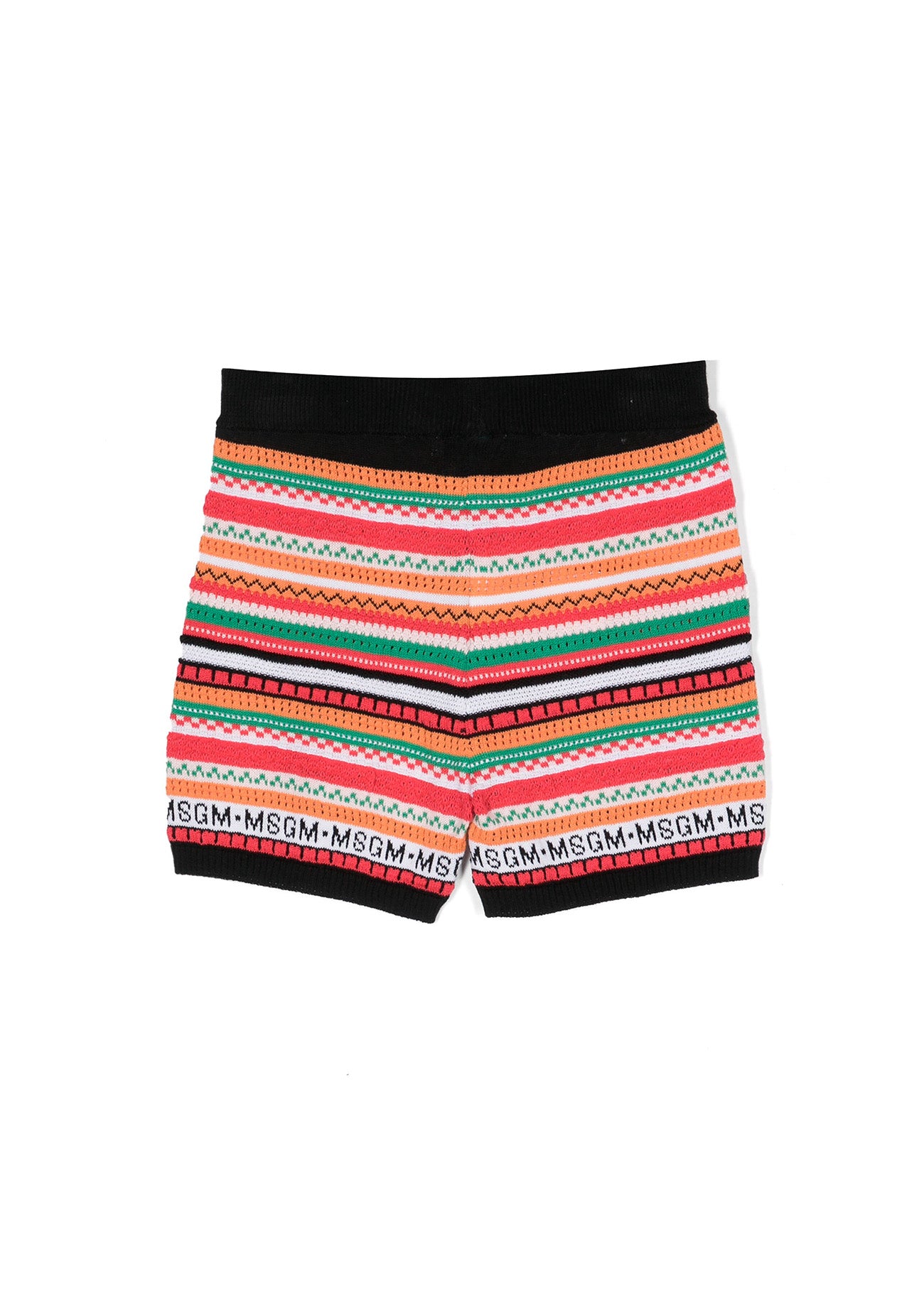 Msgm Kids Short Crochet Multicolor per Bambine