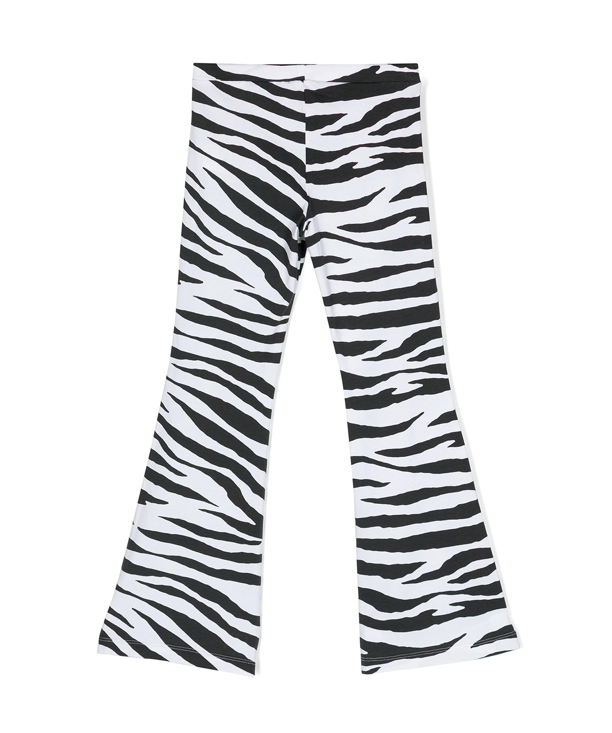 Moschino Kids Pantalone a Zampa Zebrato per Bambine