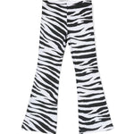 Moschino Kids Pantalone a Zampa Zebrato per Bambine