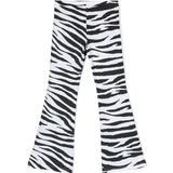 Moschino Kids Pantalone a Zampa Zebrato per Bambine