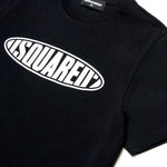 Dsquared2 Kids T-Shirt Nera con Logo Surf