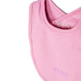 MSGM Neonata Tutina con bavetta e cappellino Rosa
