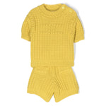 Elisabetta Franchi La Mia Bambina Completo Cedro Short e Maglia per Neonate