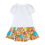 Moschino Kids Completo T-Shirt e Gonna per Neonate