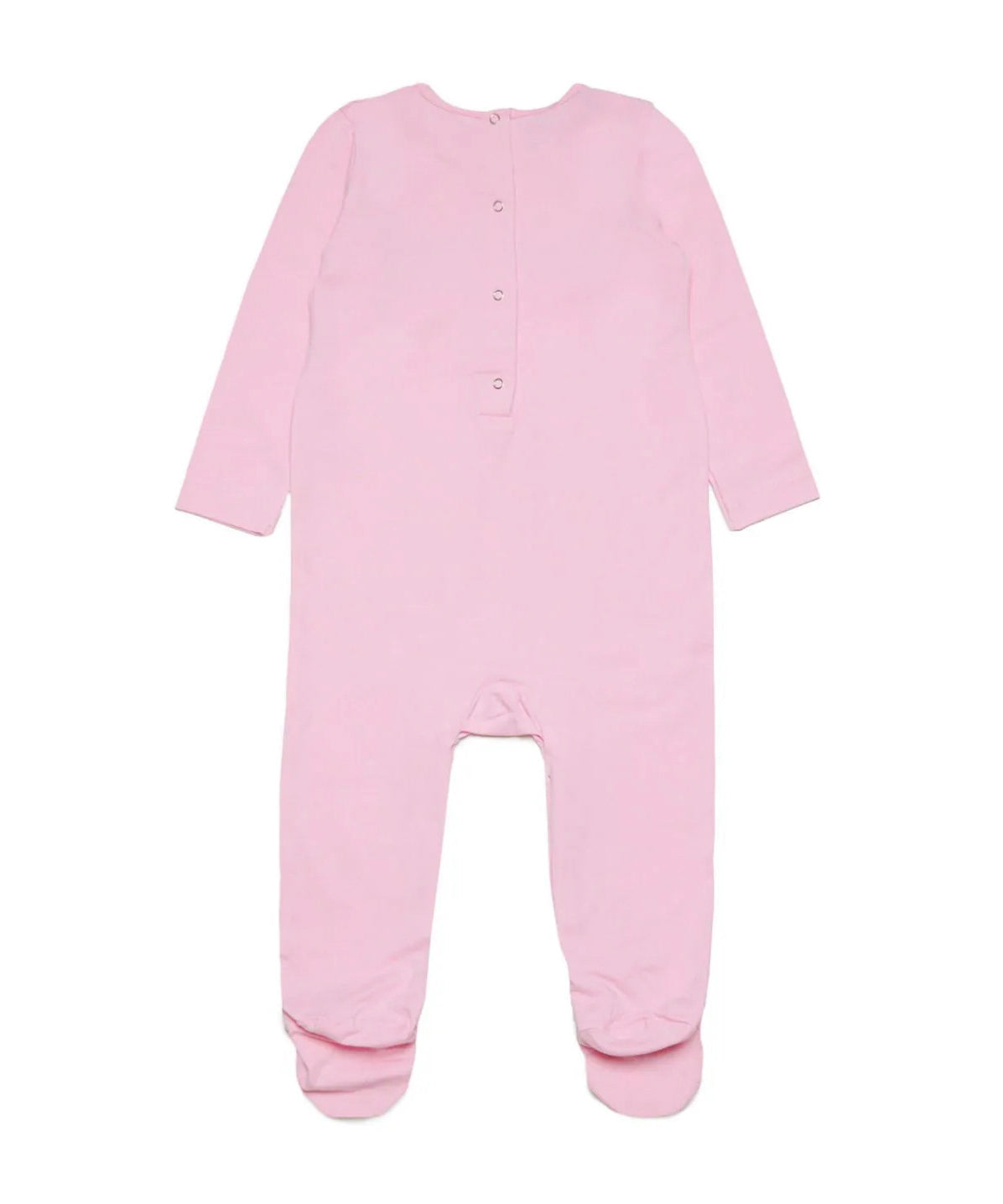 Pigiama DSquared2 Kids Rosa Chiaro con Stampa Logo | Maniche Lunghe | Chiusura con Bottoni a Pressione