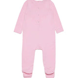 Pigiama DSquared2 Kids Rosa Chiaro con Stampa Logo | Maniche Lunghe | Chiusura con Bottoni a Pressione