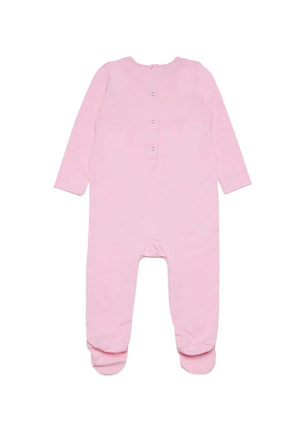 Pigiama DSquared2 Kids Rosa Chiaro con Stampa Logo | Maniche Lunghe | Chiusura con Bottoni a Pressione