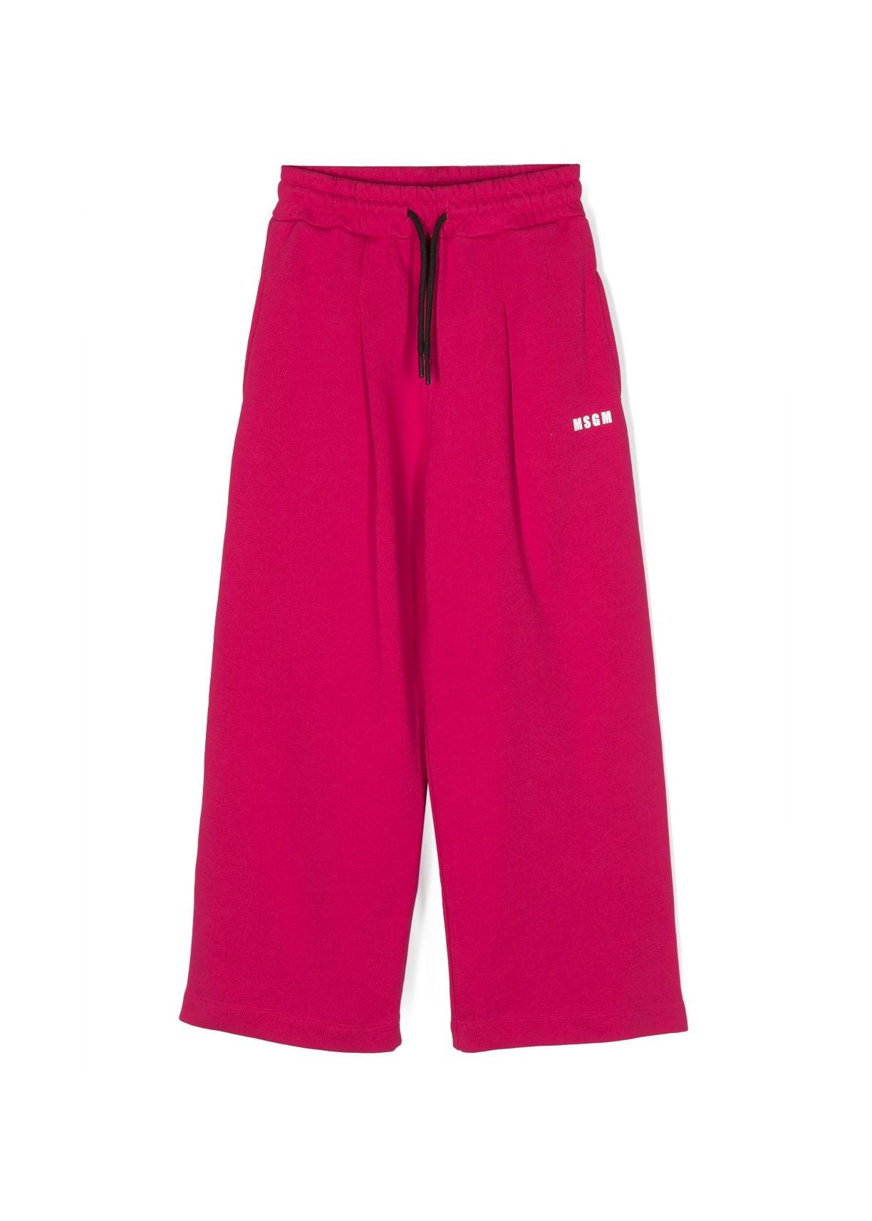 Pantaloni a Palazzo MSGM Kids | Fucsia con Logo | Stile e Comfort per Bambine