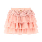Angel's Face Little Girl Pink Skirt