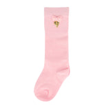 Angel's Face Girl Pink Sock