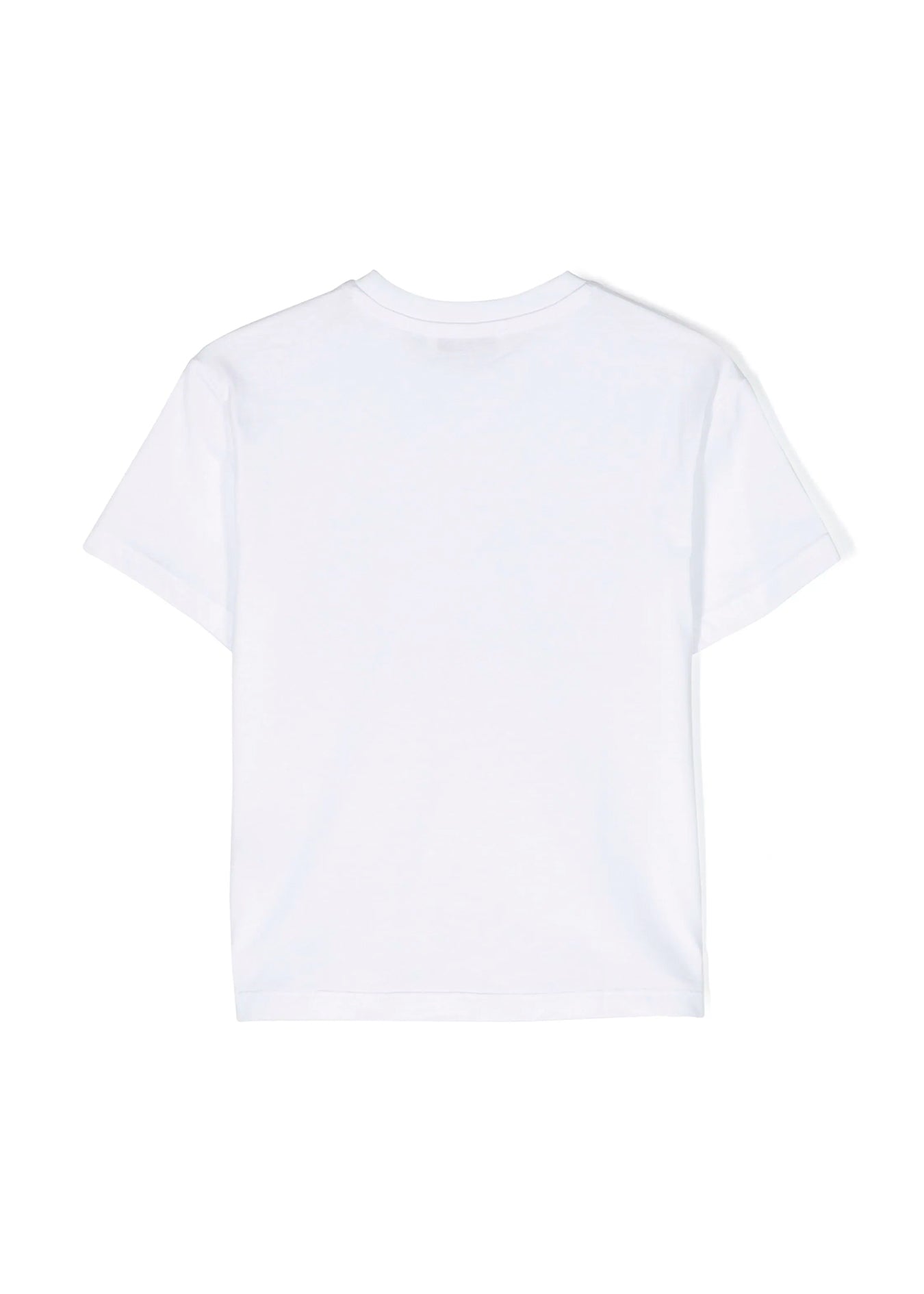 Msgm Kids T-Shirt Bianca con Applicazione per Bambine