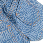 Moschino Kids Shorts di Jeans Logo All-over per Neonate