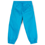 Msgm Kids Pantalone Parachute Turchese per Bambine
