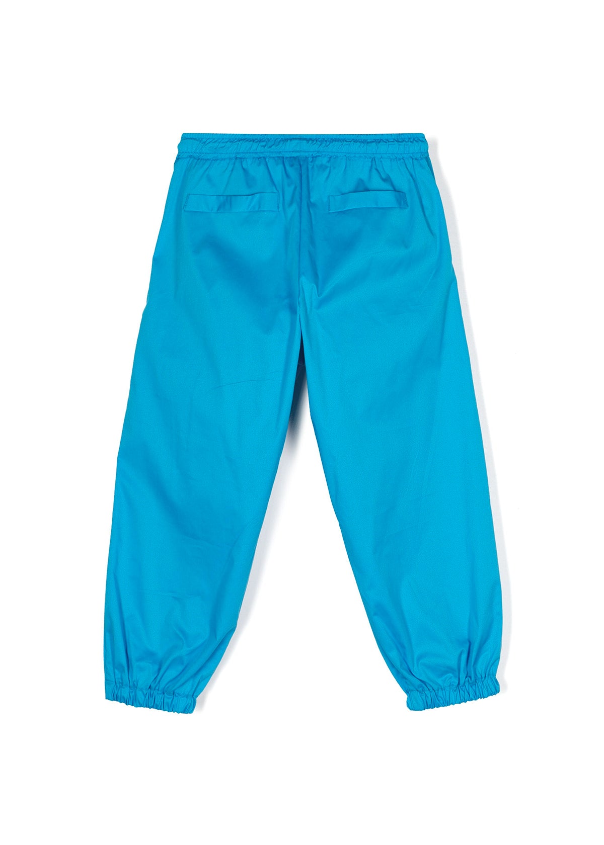 Msgm Kids Pantalone Parachute Turchese per Bambine