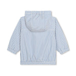 Boss Kids Giubbotto a Righe Celeste per Neonati