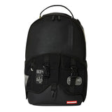 Sprayground Kids Zaino Nero Velcro 3 Sharks