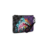Sprayground Pochette Crazy Eyes Viola/Nero