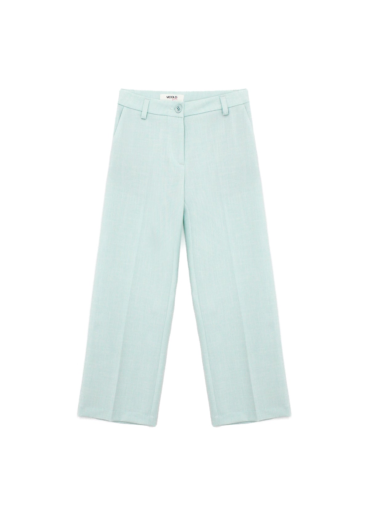 Vicolo Pantalone Verde Acqua per Bambine (fronte)
