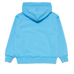 Dsquared2 Kids Felpa con Cappuccio Celeste Wave 1964