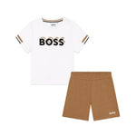 Boss Kids Completo T-shirt e Bermuda per Neonati