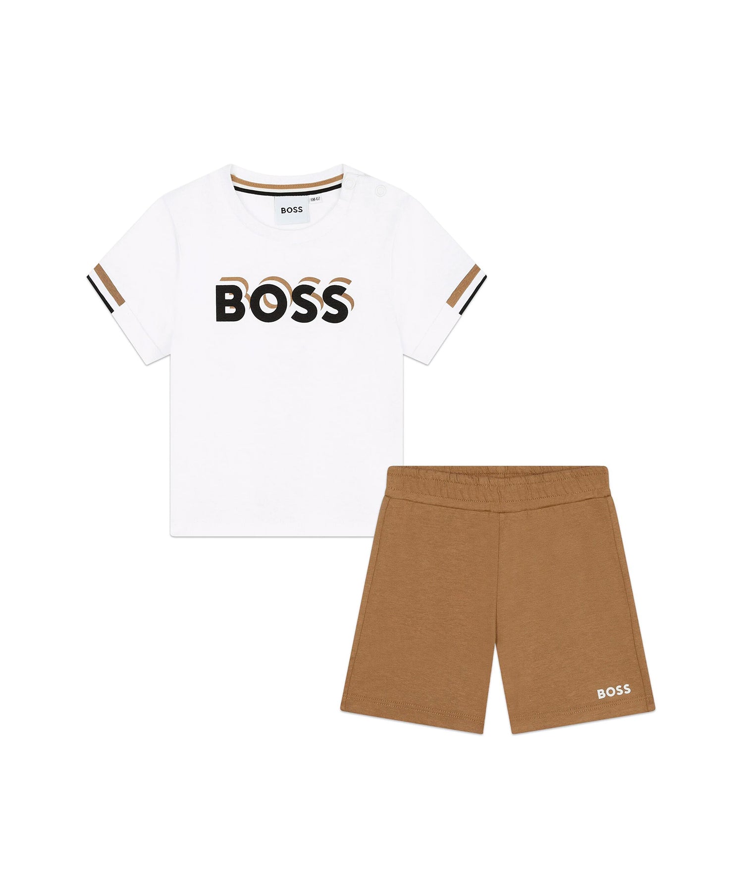 Boss Kids Completo T-shirt e Bermuda per Neonati