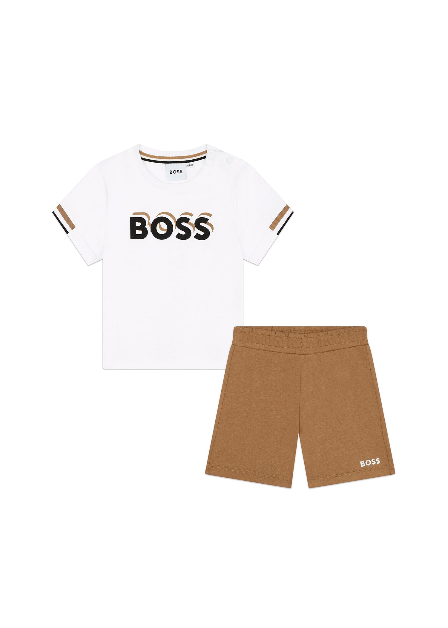 Boss Kids Completo T-shirt e Bermuda per Neonati