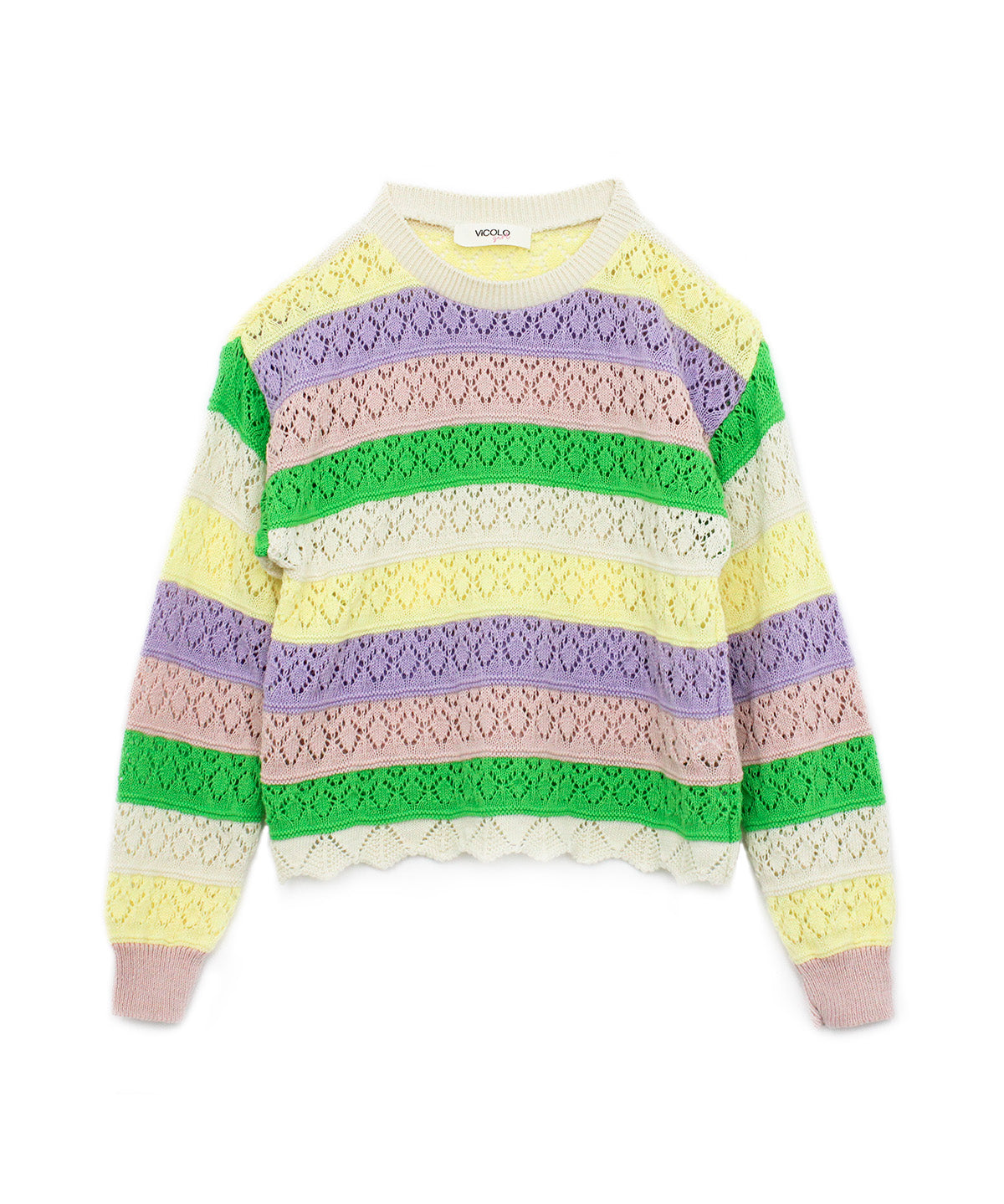 Vicolo Maglione Multicolor per Bambine