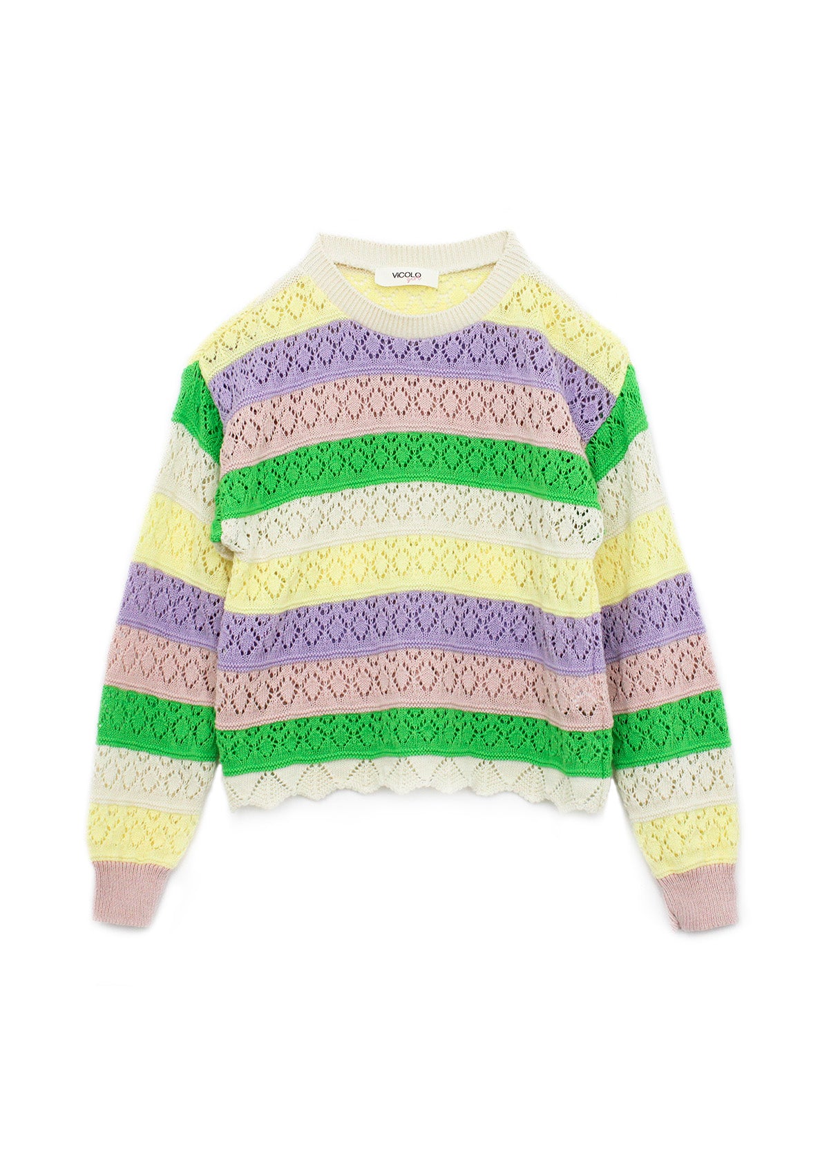 Vicolo Maglione Multicolor per Bambine