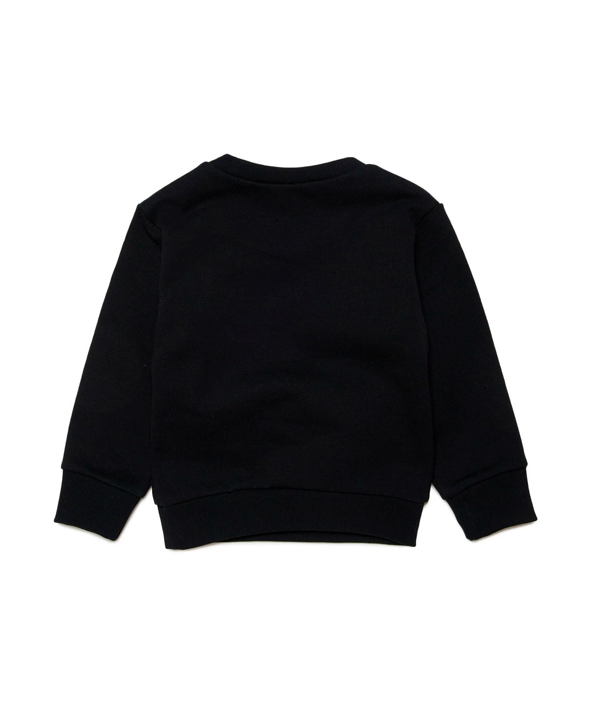 Dsquared2 Kids Felpa Girocollo Nera con Patch Logo