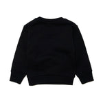 Dsquared2 Kids Felpa Girocollo Nera con Patch Logo