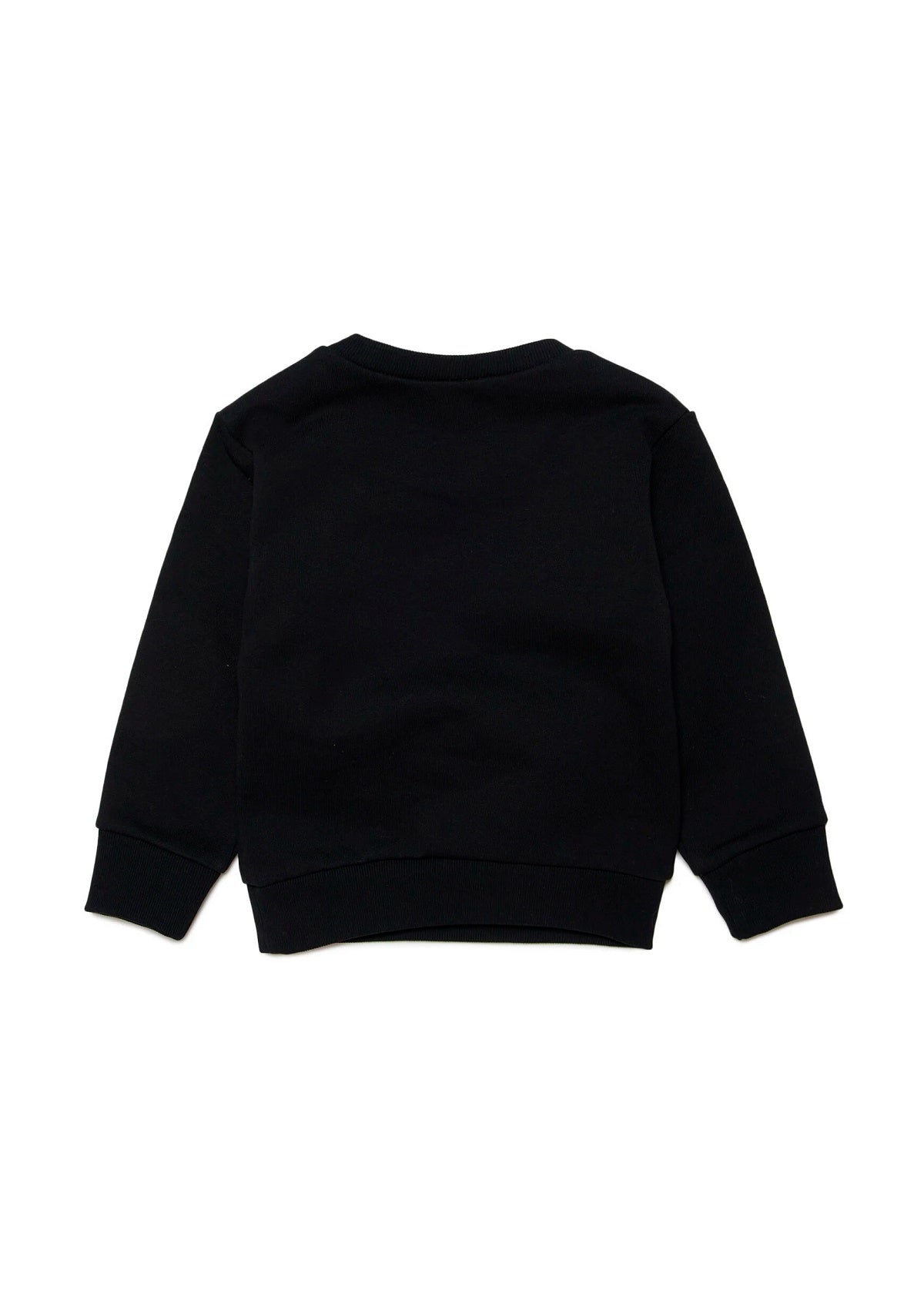 Dsquared2 Kids Felpa Girocollo Nera con Patch Logo