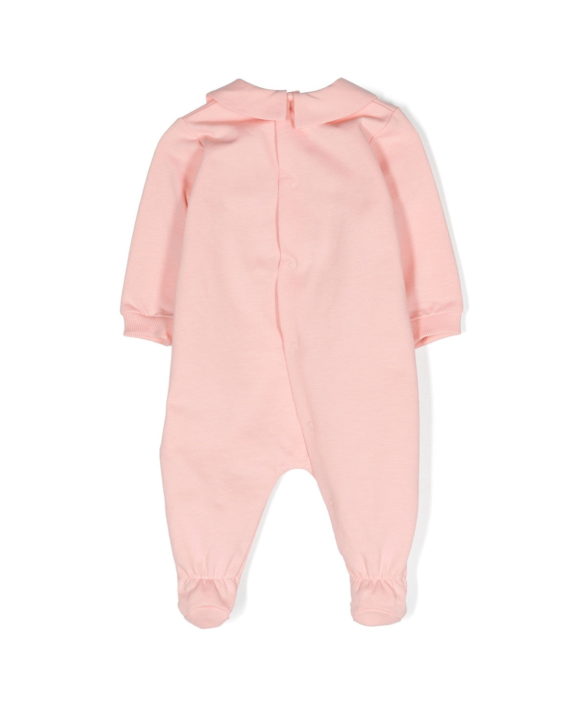 Moschino Kids Tutina Rosa con Logo Teddy Bear