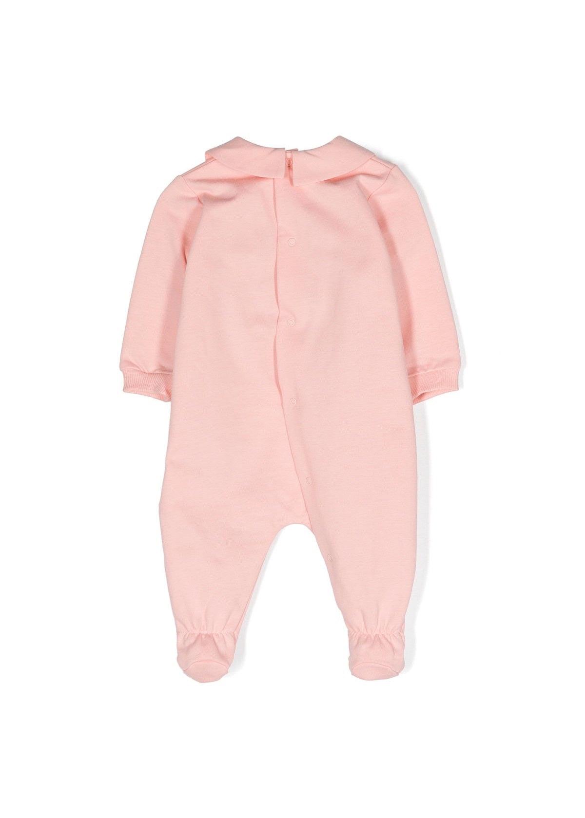 Moschino Kids Tutina Rosa con Logo Teddy Bear