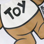 Moschino Kids Pagliaccetto Bianco con Stampa Teddy Bear