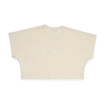 N°21 Kids T-Shirt Paglino Cropped con Logo Multicolor