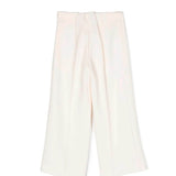 Elisabetta Franchi Bambina Pantalone a fondo largo Burro