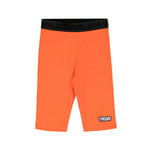 Msgm Kids Ciclista Arancione a Costine