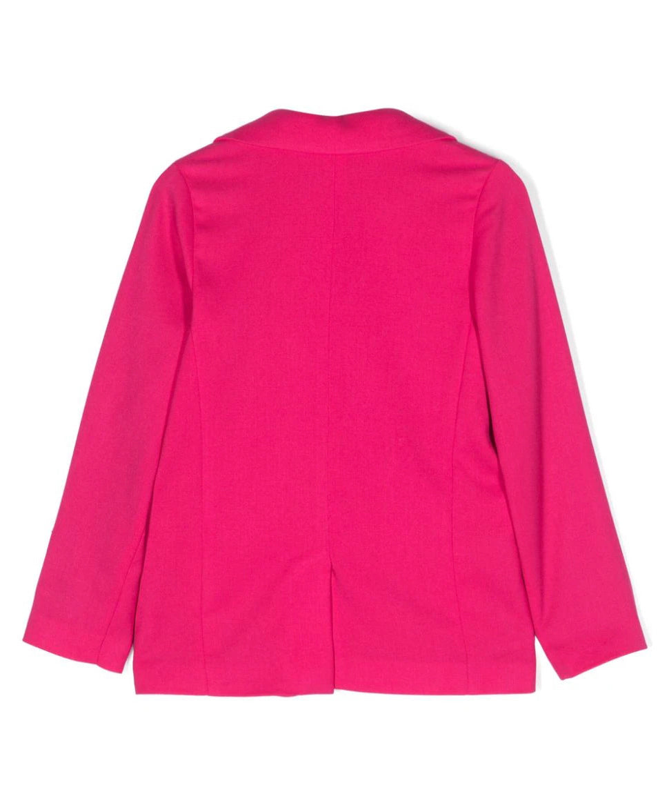Blazer Monopetto Pinko Kids Rosa Fucsia: Eleganza e Stile Confortevole per la Tua Bambina