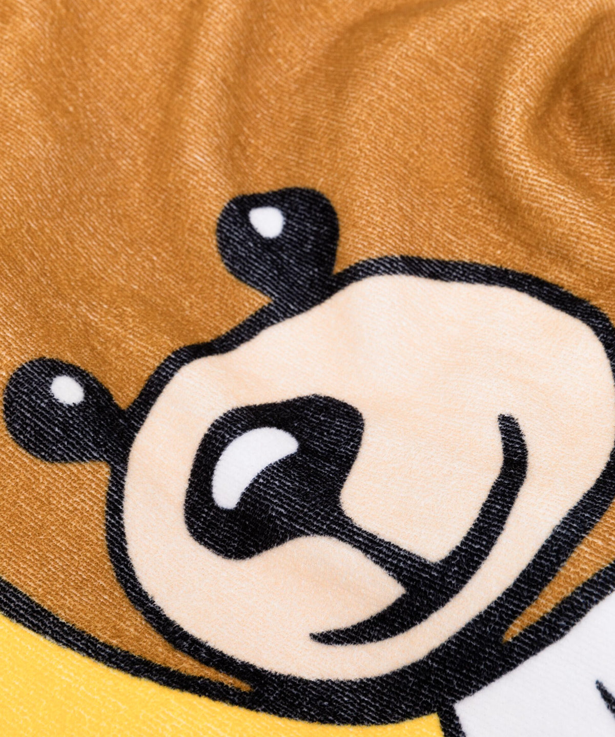 Moschino Kids Telo Mare Giallo Teddy Bear Surf