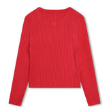 Maglione a Coste Michael Kors per Bambina - Fucsia