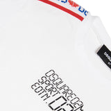 Dsquared2 Kids T-Shirt Crop Bianca Sport Edtn per Bambine