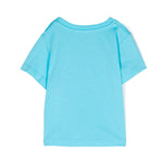 Moschino Kids T-Shirt Azzurra Teddy Bear per Neonati