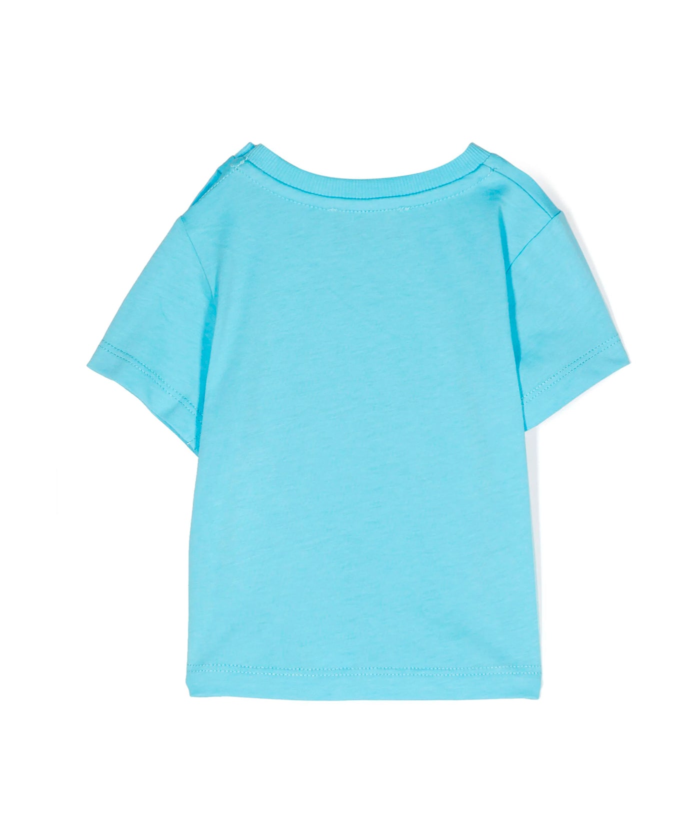 Moschino Kids T-Shirt Azzurra Teddy Bear per Neonati