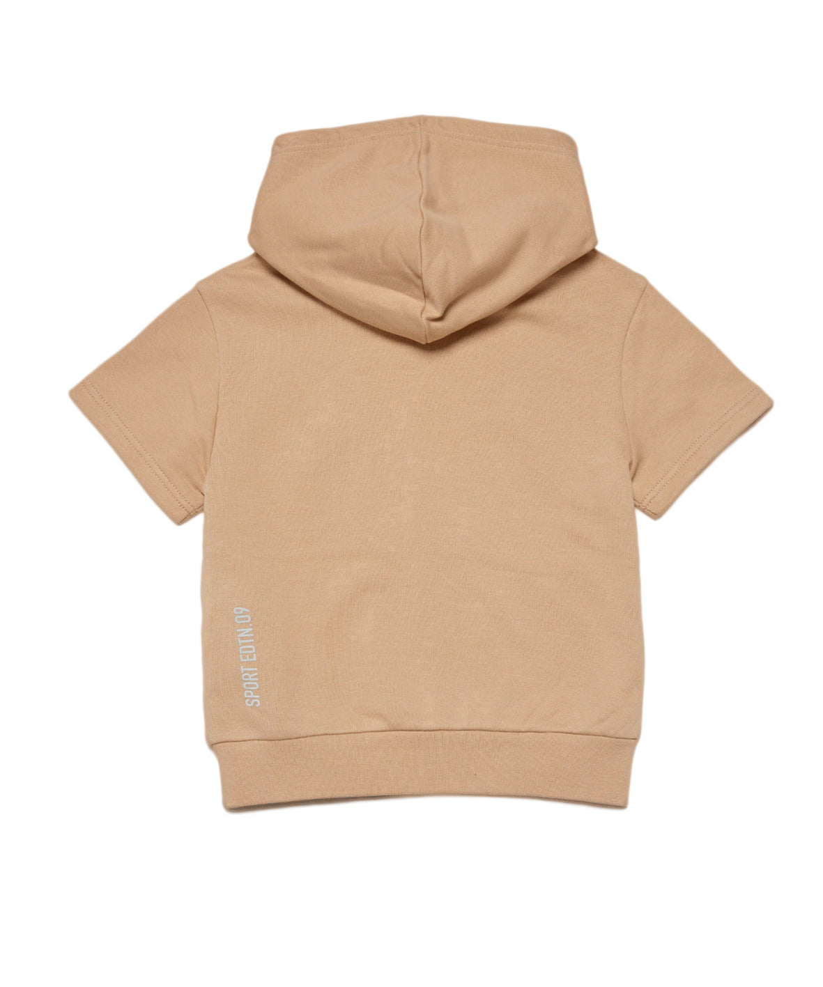 Dsquared2 Kids Felpa con Cappuccio Beige a Maniche Corte