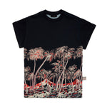N°21 Kids T-Shirt con Stampa Palme per Bambini
