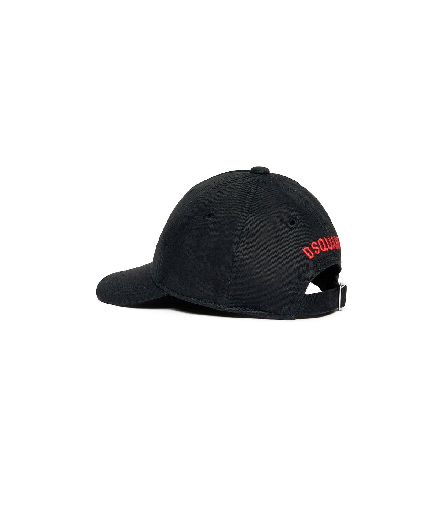 Dsquared2 Kids Cappello Nero con Visiera per Neonati