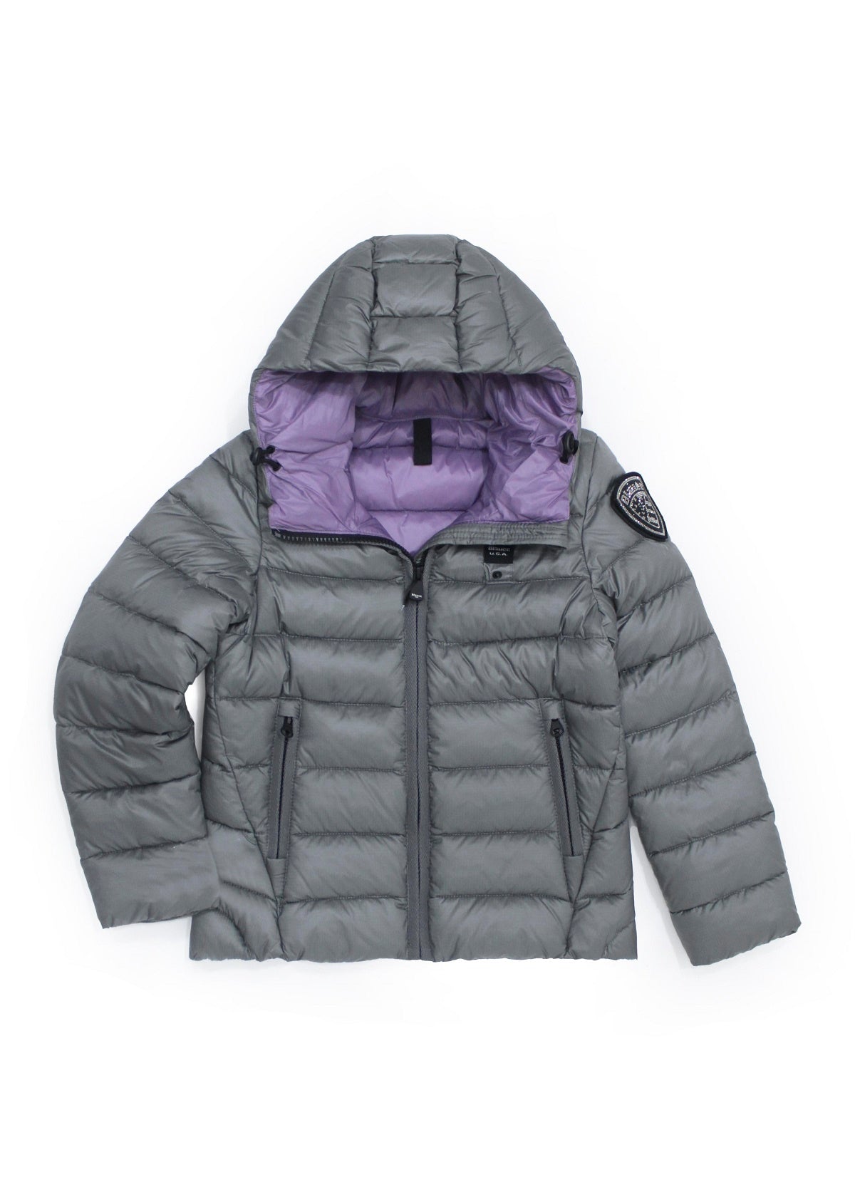 Blauer Kids Piumino Imbottito Grigio