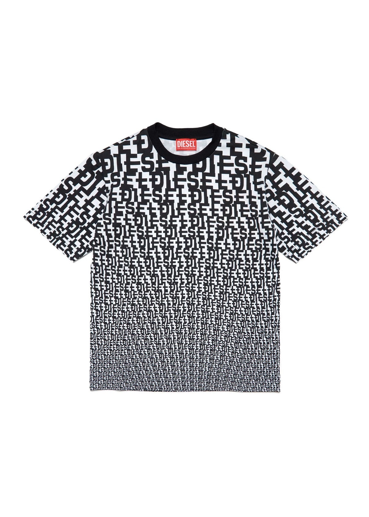 Diesel Kids T-Shirt All-over Monogram