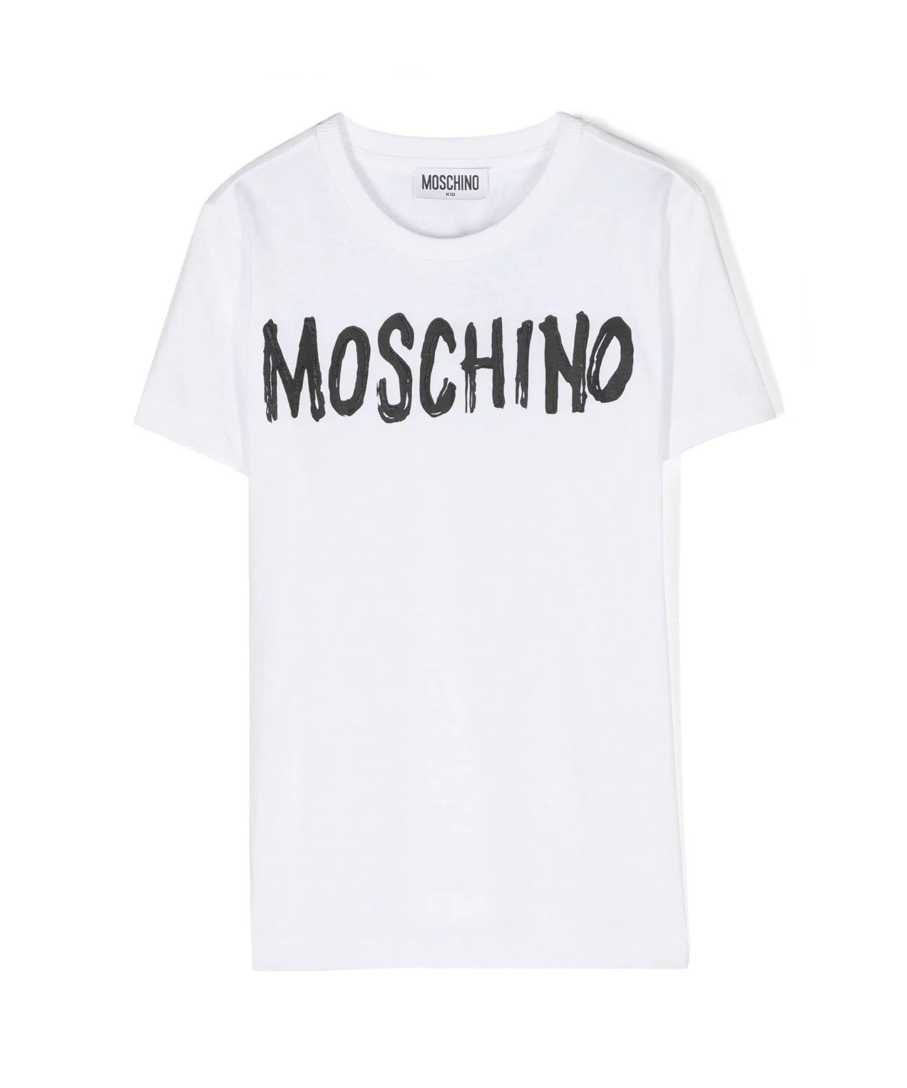 Moschino Kids T-shirt Bianca con Stampa Logo