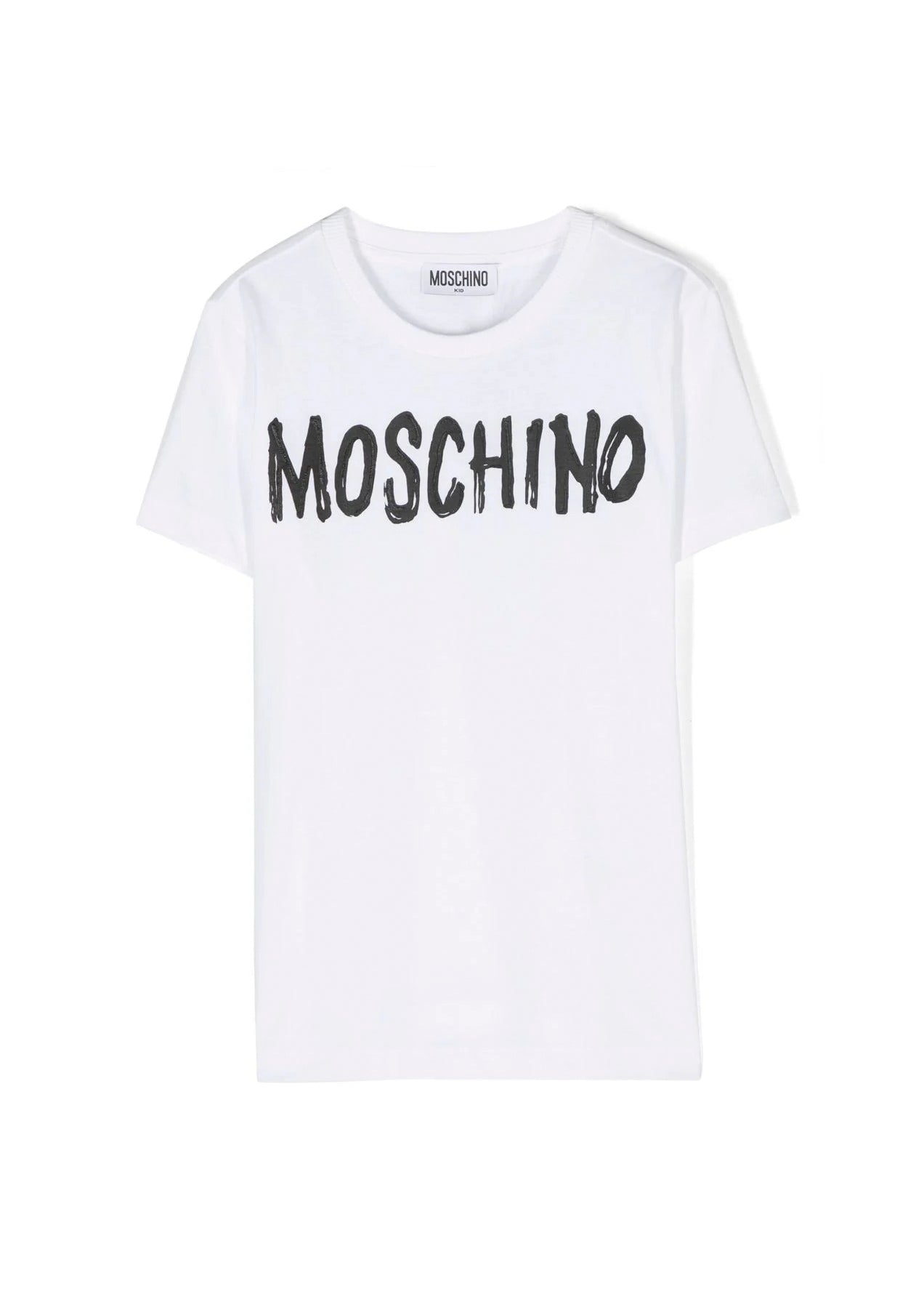 Moschino Kids T-shirt Bianca con Stampa Logo